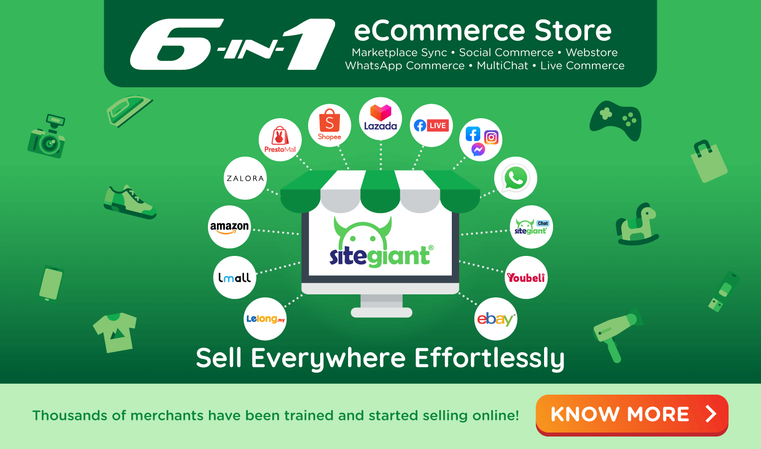6 in 1 eCommerce Solution