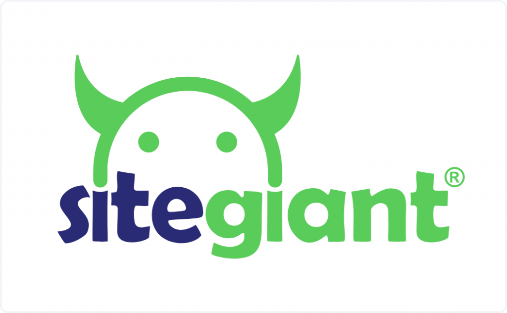 SiteGiant logo white background