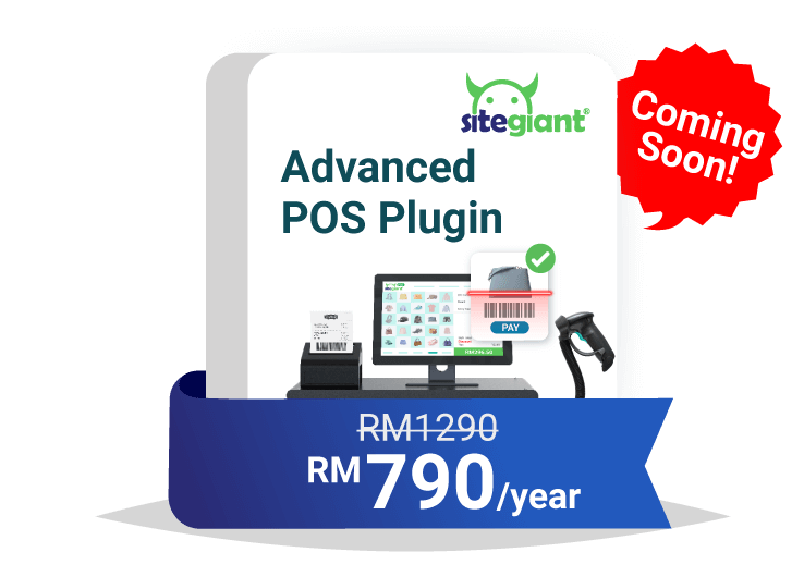 SiteGiant Advanced POS package - RM790/year