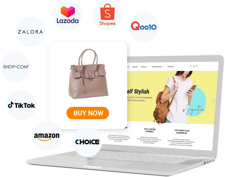SiteGiant Marketplace Sync platform for seamless online shopping and e-commerce integration in Singapore.
