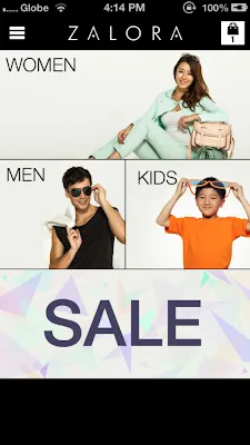 Zalora website displaying fashion and lifestyle products for online shopping in Singapore 2025