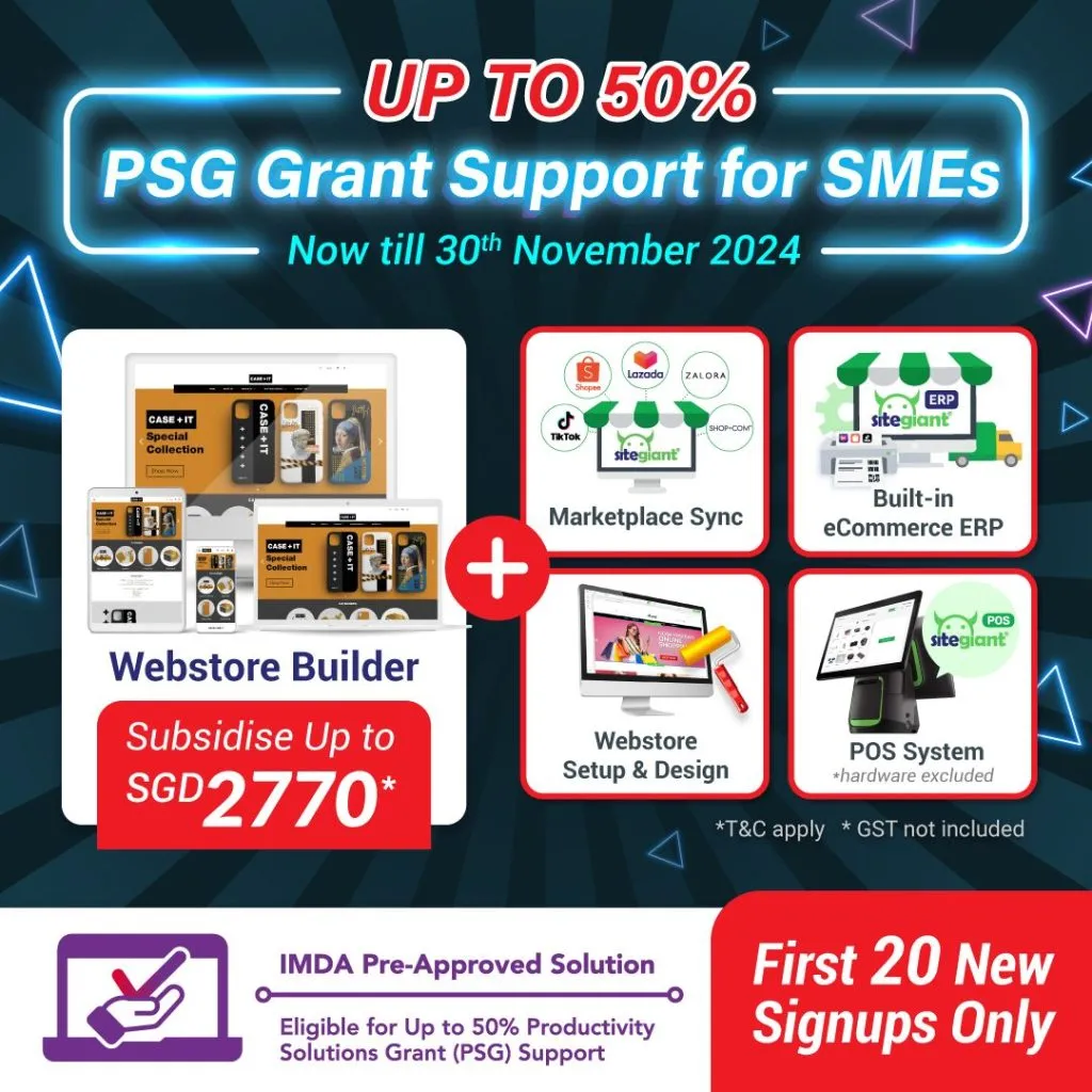 A team exploring SiteGiant’s Smart eCommerce Solution to boost sales and growth with business grants.