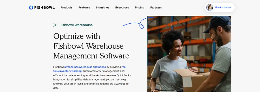 Fishbowl inventory website banner